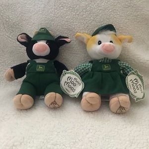 John Deere Licensed-Marys Moo Moos Plush/Beanie Cow by Enesco - Vintage & Rare